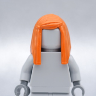 LEGO Orange Long Straight Hair HAIR - LEGO® Minifigures Authentic เลโก้แท้