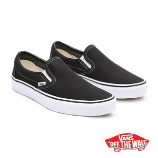 👟🔥 VANS Classic Slip-on - Black รองเท้า แวนส์ แท้ สลิปออน ทรงสวม ได้ทั้งชายและหญิง