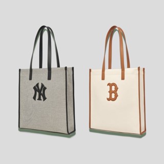 ของแท้💯 กระเป๋า MLB Basic Canvas Vertical Tote Bag พร้อมส่ง