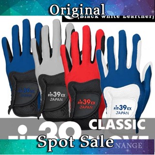 Hm8 【 FIT39 】 Japan Classic ~ Super Grip กันลื่น ทนต่อการสึกหรอ ของแท้จากญี่ปุ่น # ถุงมือกอล์ฟ # ถุงมือกีฬา