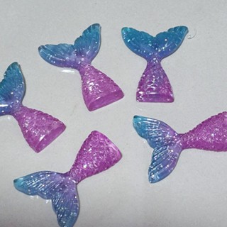 🧜🌈 เรซิ่น หางเงือกกากเพชร งานไล่สี+ กากเพชรค่าา ✨⭐ 💖 เรซิ่นของตกแต่งสำหรับประดับตกแต่งงาน DIY และอื่นๆจ้า 🥹🌈🤏💖⛱️🌊🐋