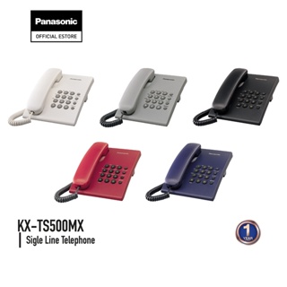แหล่งขายและราคาPanasonic Single Line KX-TS500MX โทรศัพท์มีสาย โทรศัพท์สำนักงาน โทรศัพท์บ้านอาจถูกใจคุณ