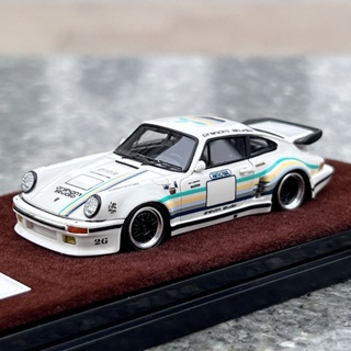 Ljm โมเดลรถกอล์ฟจําลอง 1: 64 Porsche 911 Blackbird 930 GULF สําหรับสะสม