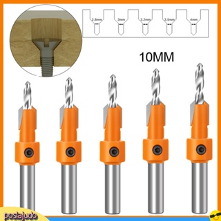 (Poslajudo) ดอกเจาะคว้านรู อลูมิเนียมอัลลอย ทนทาน 10 มม. สำหรับเจาะไม้