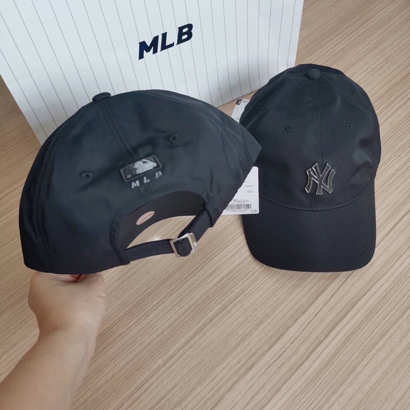☬พร้อมส่ง หมวก MLB Nylon Basic Ball Cap แท้%