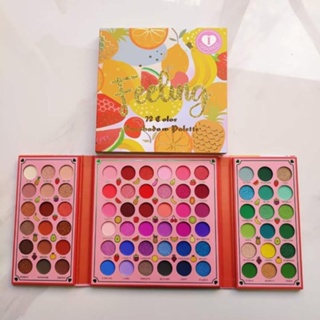 IG2980 Feeling 72 Color Eyeshadow Palette IGOODCO พาเลท อายเชโดว์ 72สี สีสดใส ติดทน