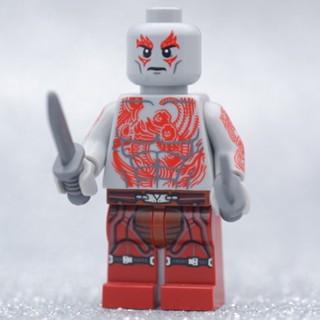 LEGO Drax Red Suit HERO MARVEL - LEGO เลโก้ มินิฟิกเกอร์ ตัวต่อ ของเล่น