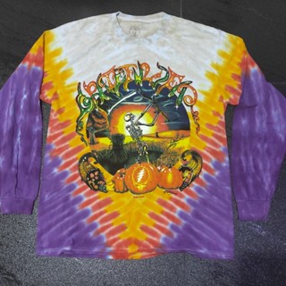 เสื้อยืดวง Grateful dead มัดย้อมแขนยาว ลิขสิทธิ์ Sun dog