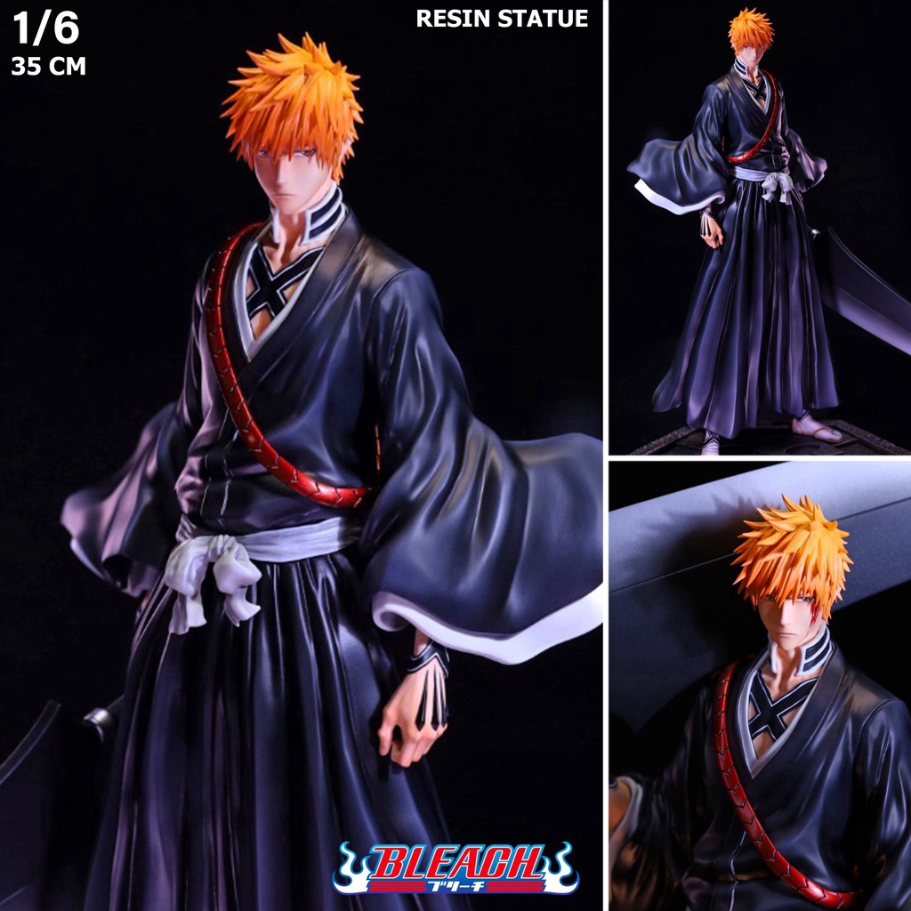 ฟิกเกอร์ FlyLeaf Studio Bleach บีท เทพมรณะ Ichigo Kurosaki คุโรซากิ อิจิโกะ 1/6 สูง 35 cm ชุดกิโมโน 