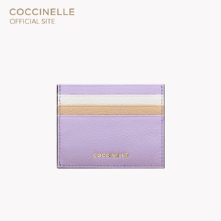 COCCINELLE METALLIC TRICOLOR DOCUMENT HOLDER 129501 กระเป๋าใส่การ์ด