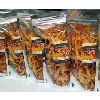 ปูอัดเส้นทอดกรอบ ขนาด 35 กรัม เลือกรสชาติได้ (สูตรไม่มีผงชูรส)