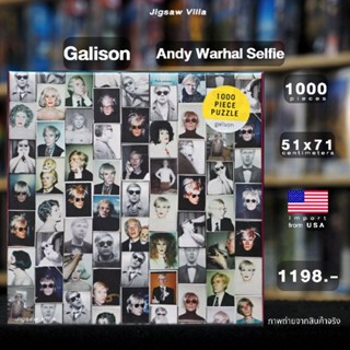 Galison - Selfies / Andy Warhol ขนาด 1000 ชิ้น มีสินค้าที่ไทย พร้อมส่งได้ทันที