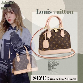 👜หลุยส์วิตตอง Louis Vuitton Alma Small Medium Presbyopic LV Bag สุภาพสตรี