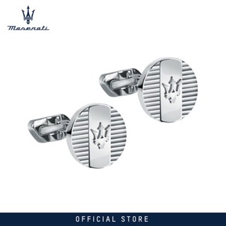 Maserati Jewels 15x3mm Mens Steel Cufflinks JM121ATK13