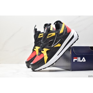 Fila RENNO RENNO Old man รองเท้ากีฬาลําลอง เสริมส้น พื้นหนา สําหรับผู้ชาย และผู้หญิง