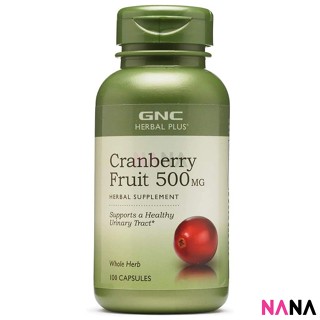 GNC Herbal Plus Cranberry Fruit 500mg 100 Capsules