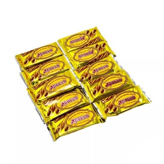 100 Pieces Apollo Chocolate Wafer Cream