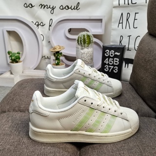 Original Adidas Clover Originals Superstar Shell Head Classic รองเท้าผ้าใบลําลอง เหมาะกับการเล่นกีฬา