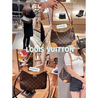 แบรนด์ใหม่ 100% ของแท้ LOUIS VUITTON / LV BOULOGNE โซ่กระเป๋าใต้วงแขนกระเป๋าสะพายไหล่เดี่ยว M45832 / M45831