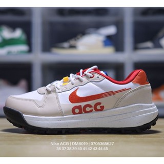 N_ike ACG Lowcate "Grey/Navy/White" ACG Kate Low-Top Urban Street รองเท้าผ้าใบลําลอง เหมาะกับการเดินป่า