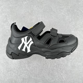 100% NY American Rugby Yankees limited x MLB Big Ball Chunky MeshPlatform Velcro Sport รองเท้าวิ่งจ๊อกกิ้ง