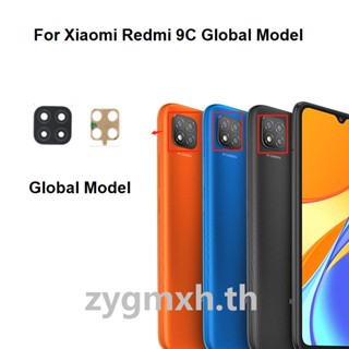 ใหม่ ของแท้ เลนส์กล้องหลัง พร้อมกาวสติกเกอร์ รุ่น NFC Global สําหรับ Xiaomi Redmi 9C