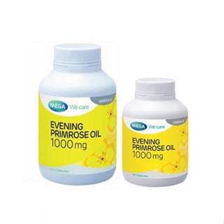 MEGA We Care Evening Primrose Oil 1000 mg. Set 200s+30s - อีฟนิ่งพริมโรส ออย 1000 มก. บรรจุ 200+30 เม็ด