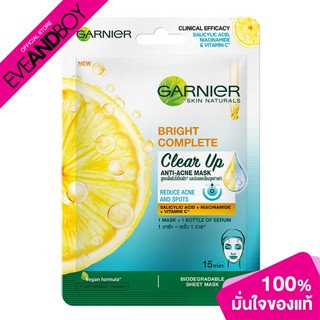 GARNIER - Bright Complete Anti Acne Mask