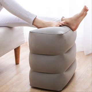 ❤❤❤🌸💮U003cReady StockU003e Inflatable Footrest Pillow Office Travel Leg Foot Rest Cushion Kids F