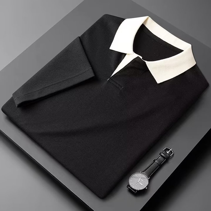 พร้อมส่ง COD เสื้อโปโลเกาหลีชาย แขนสั้น สวมใส่สบาย เข้ากับทุกการแต่งกาย แฟชั่นฤดูร้อน สําหรับผู้ชาย