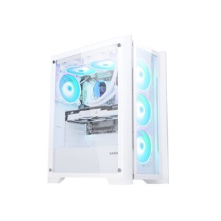 อุปกรณ์คอมพิวเตอร์ &amp; CASE (เคส) SAMA GZS (WHITE) (MICRO-ATX)