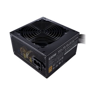 POWER SUPPLY อุปกรณ์จ่ายไฟ COOLER MASTER MWE 650 BRONZE - V2 230V - 650W 80 PLUS BRONZE BLACK ATX MPE-6501-ACABW-BEU..