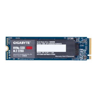 อุปกรณ์จัดเก็บข้อมูล | 128 GB SSD (เอสเอสดี) GIGABYTE PCIe/NVMe M.2 2280 (GP-GSM2NE3128GNTD)