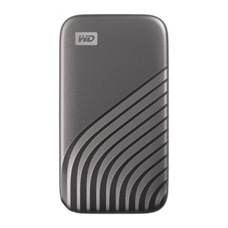 อุปกรณ์จัดเก็บข้อมูล () 500 GB PORTABLE SSD (เอสเอสดีพกพา) WD MY PASSPORT SSD (GRAY) (WDBAGF5000AGY)