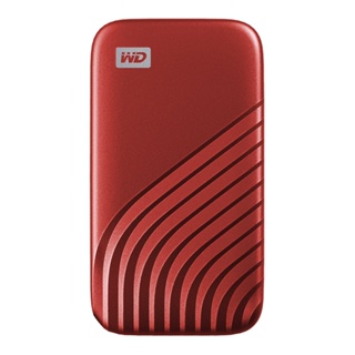 อุปกรณ์จัดเก็บข้อมูล } 1 TB PORTABLE SSD (เอสเอสดีพกพา) WD MY PASSPORT SSD (RED) (WDBAGF0010BRD)