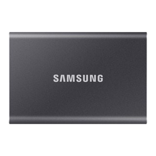 อุปกรณ์จัดเก็บข้อมูล [ 500 GB PORTABLE SSD (เอสเอสดีพกพา) SAMSUNG T7 (GRAY) (MU-PC500T/WW)