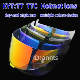 Helmet Visor for KYT TT COURSE Motorcycle Helmet Shield Windshield Sunscreen TTC Helmets Accessories High Strength