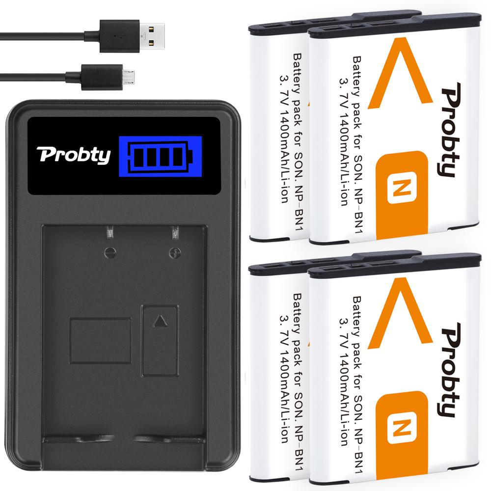 แบตเตอรี่และเครื่องชาร์จ NP-BN1สำหรับ DSC-TX7S SONY Cyber-Shot DSC-TX7TS /L DSC-WX5 /S DSC-W320S DSC