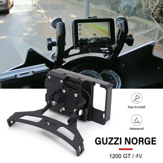 For GUZZI NORGE 1200 GT / 4V Motorcycle Accessories For STELVIO NTX 1200 Phone Stand Holder GPS Mount Navigaton Plate Br