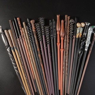 ✹♞❐Harry Potter ไม้กายสิทธิ์ Hermione Dumbledore Voldemort Harry แกนโลหะ wand คอสเพลย์ props