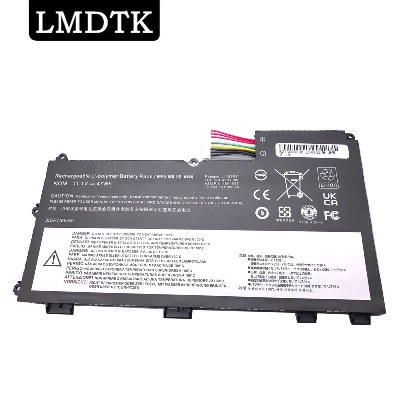 LMDTK ใหม่ L11N3P51แบตเตอรี่แล็ปท็อปสำหรับ Lenovo ThinkPad T430U 45N1090 45N1088 L11S3P51 121500077