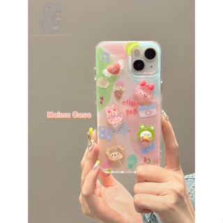 เคสโทรศัพท์มือถือ ลายการ์ตูนน่ารัก สามมิติ สําหรับ Apple iPhone 14 13 12 11 14promax