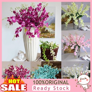 [B_398] Artificial Fake Orchid Flower Home Office Wedding Decor Ornament