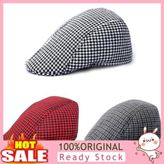 [B_398] Cool Men Tweed Flat Country Peak Hat Farmer Golf Retro Beret Cap