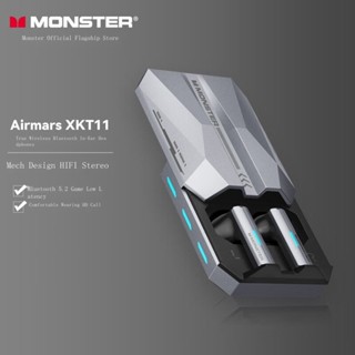 Monster XKT11 ใหม่ ชุดหูฟังบลูทูธ คุณภาพสูง สแตนด์บายนาน สําหรับเล่นเกม ทุกเพศ