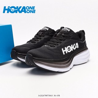 [พร้อมส่ง] Hoka One Bondi8 รองเท้าวิ่ง สไตล์ธุรกิจ คลาสสิก สําหรับผู้ชาย และผู้หญิง