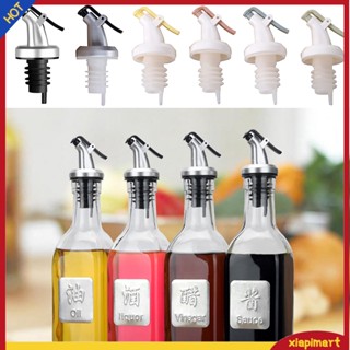 &lt;xiapimart&gt; Liquor Dispenser Nozzle Flip Top Oil Wine Vinegar Bottle Cap Stopper Pourer