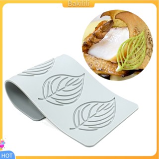 (Bakilili) Sluggish Edge Cake Mold for Bakery Baking Hollow Leaf Silicone Mold Non-stick