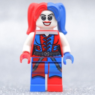 LEGO Harley Quinn Blue Red Hero DC  - LEGO เลโก้ มินิฟิกเกอร์ ตัวต่อ ของเล่น