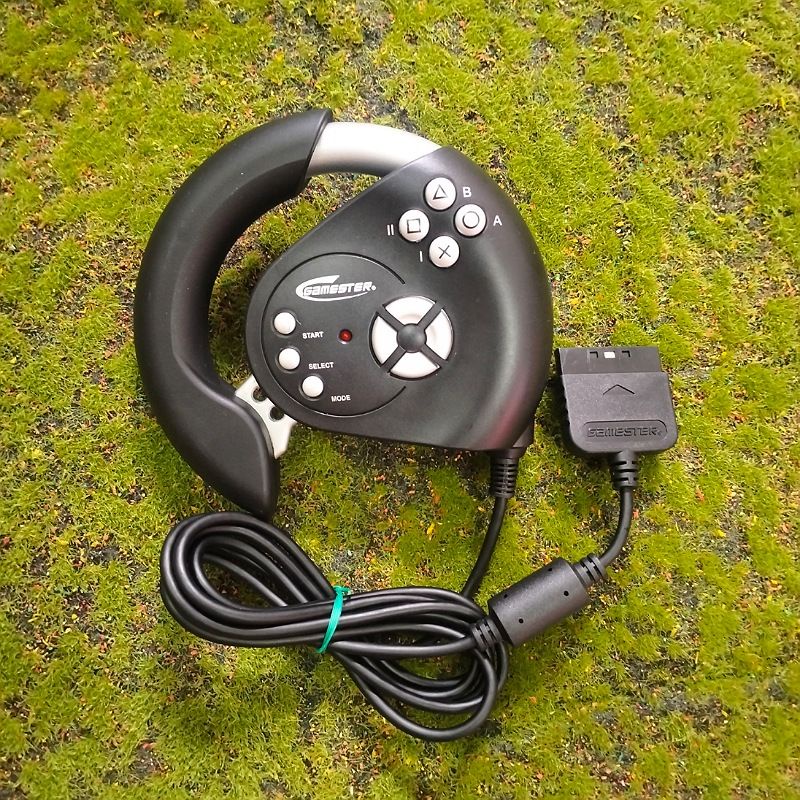 Playstation 2 PS2 Radica Gamester Steering Wheel Controller ( มือ2 )